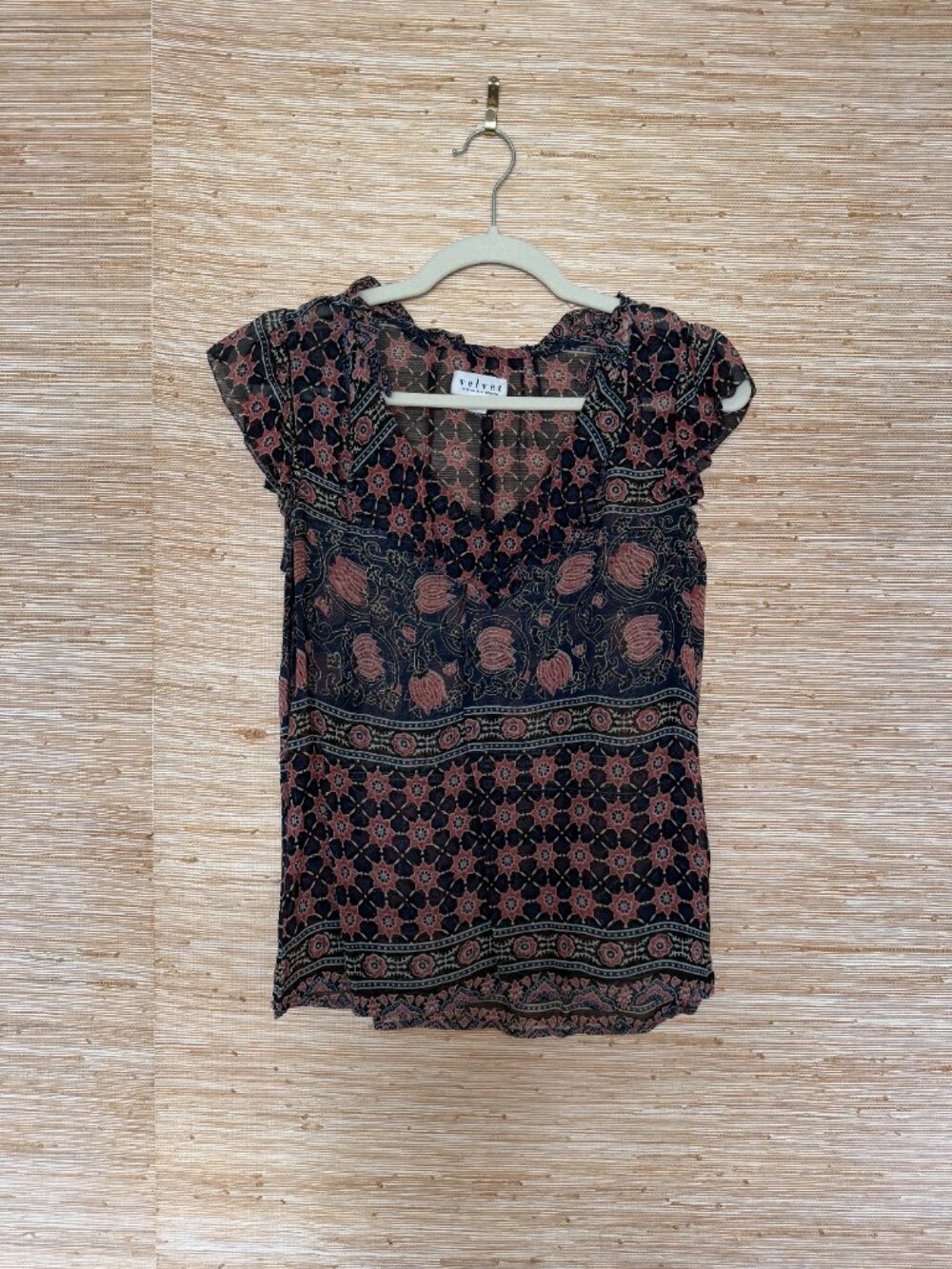Velvet by Graham and Spencer Women's Bohemian Blouse